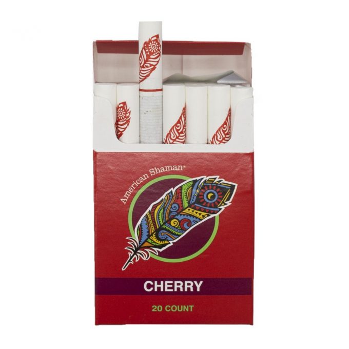 Shaman Smokes CBD Hemp Cigarette Cherry