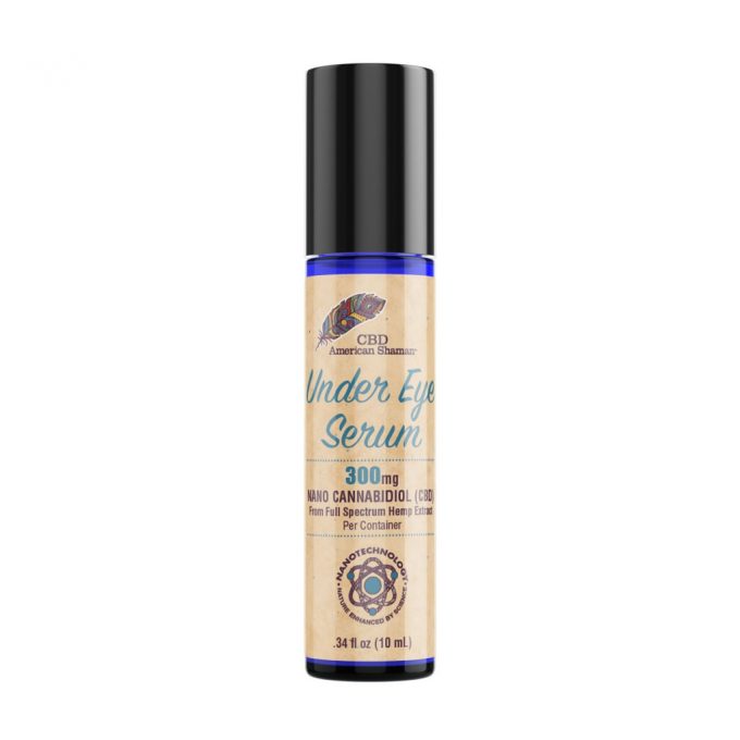 CBD under eye serum roller