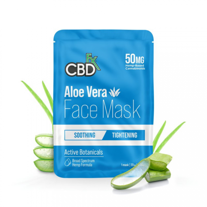 CBD Face Mask 50mg Aloe Vera