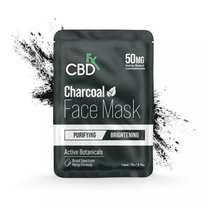 CBD Face Mask 50mg Charcoal