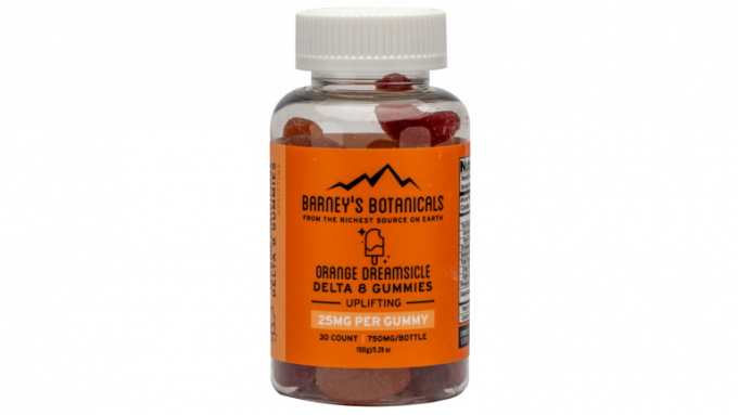 Barneys Botanicals Delta 8 D8 Terpene Gummies 25mg