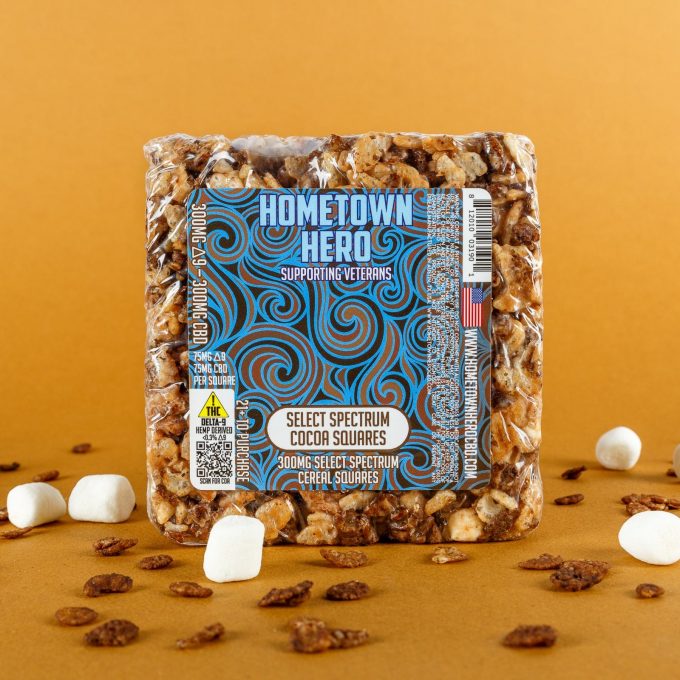 Hometown Hero Delta 9 THC Crispy Squares