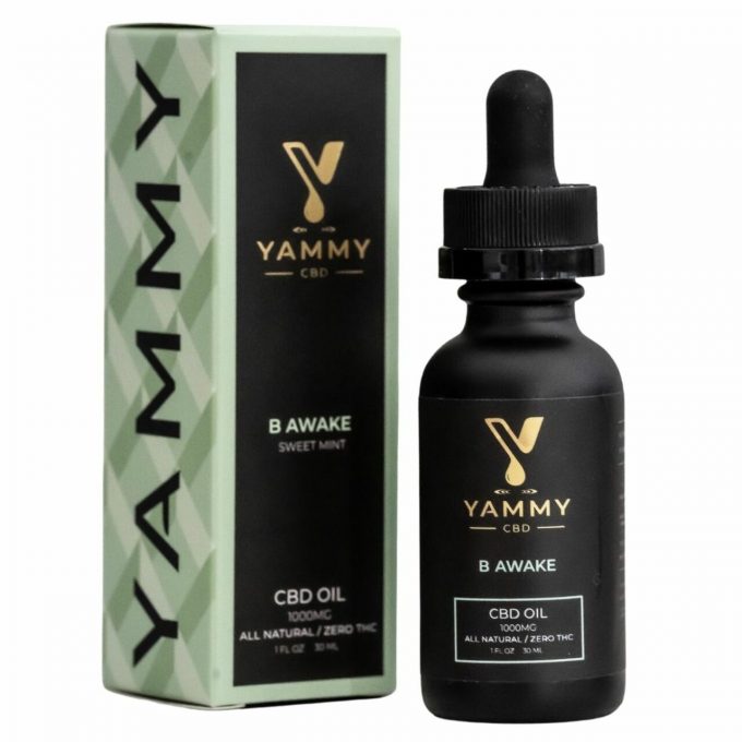 Yammy CBD Tincture B Awake Sweet Mint