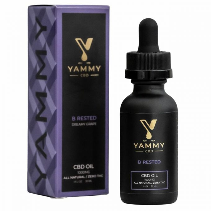 Yammy CBD Tincture B Rested Dreamy Grape