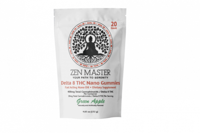 Zen Master D8 THC Nano Gummies